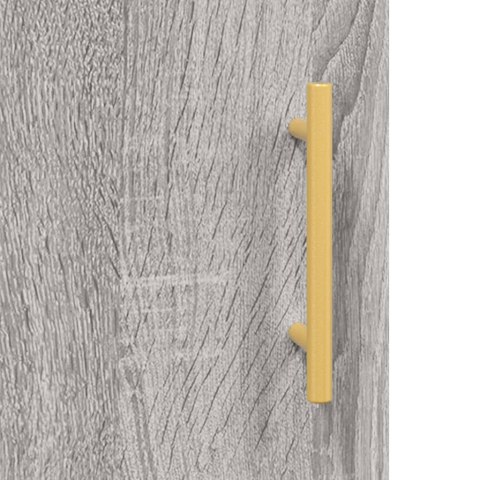 VidaXL Komoda, szary dąb sonoma, 100x36x60 cm, materiał drewnopochodny VidaXL Komoda, szary dąb sonoma, 100x36x60 cm, materiał drewnopochodny