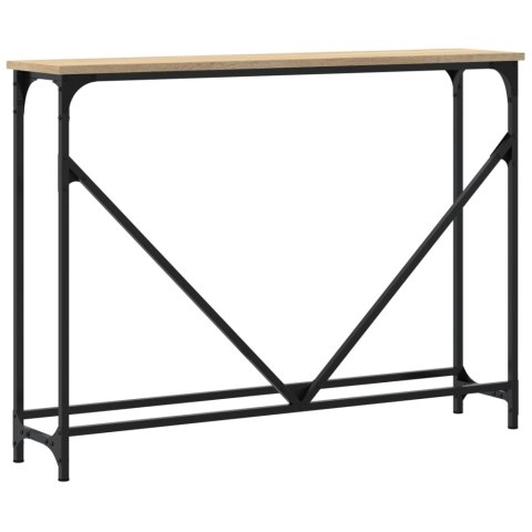 VidaXL Stolik konsolowy, dąb sonoma, 102x22,5x75 cm VidaXL Stolik konsolowy, dąb sonoma, 102x22,5x75 cm