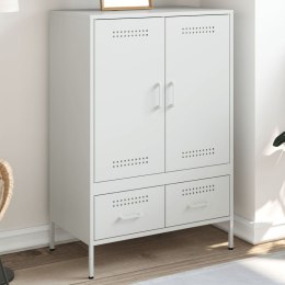 VidaXL Szafka, biała, 68x39x101,5 cm, stal walcowana na zimno