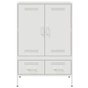 VidaXL Szafka, biała, 68x39x101,5 cm, stal walcowana na zimno
