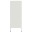 VidaXL Szafka, biała, 68x39x101,5 cm, stal walcowana na zimno