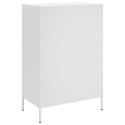 VidaXL Szafka, biała, 68x39x101,5 cm, stal walcowana na zimno