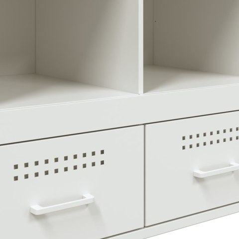 VidaXL Szafka, biała, 68x39x101,5 cm, stal walcowana na zimno VidaXL Szafka, biała, 68x39x101,5 cm, stal walcowana na zimno