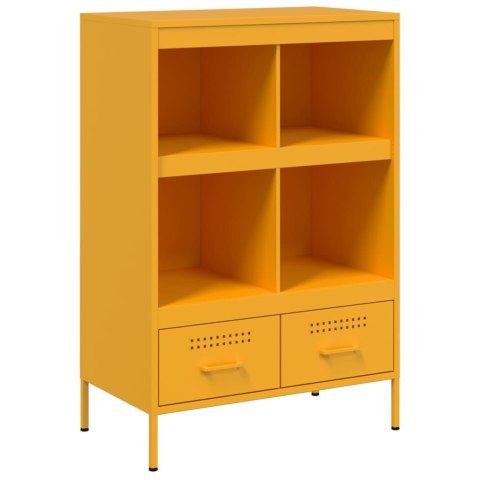 VidaXL Szafka, musztardowa, 68x39x101,5 cm, stal walcowana na zimno VidaXL Szafka, musztardowa, 68x39x101,5 cm, stal walcowana na zimno