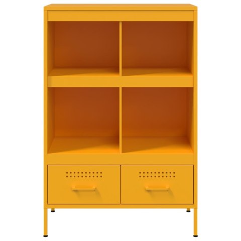 VidaXL Szafka, musztardowa, 68x39x101,5 cm, stal walcowana na zimno VidaXL Szafka, musztardowa, 68x39x101,5 cm, stal walcowana na zimno