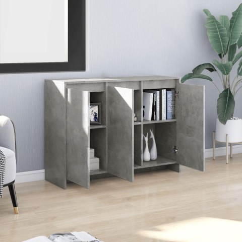 Szafka, szarość betonu, 102x33x75 cm, materiał drewnopochodny Szafka, szarość betonu, 102x33x75 cm, materiał drewnopochodny
