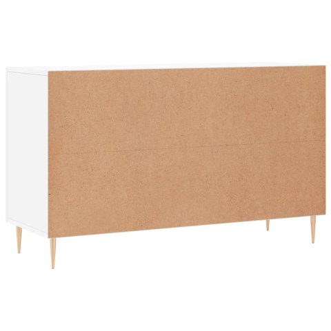 VidaXL Komoda, biała z połyskiem, 100x36x60 cm materiał drewnopochodny VidaXL Komoda, biała z połyskiem, 100x36x60 cm materiał drewnopochodny