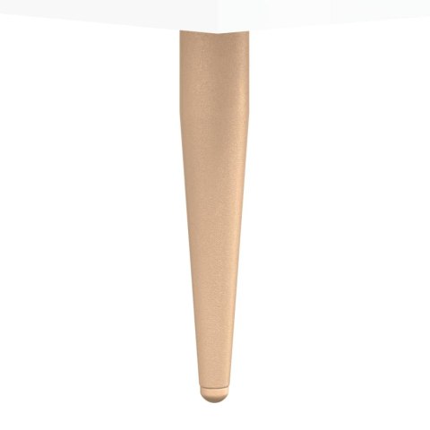 VidaXL Komoda, biała z połyskiem, 100x36x60 cm materiał drewnopochodny VidaXL Komoda, biała z połyskiem, 100x36x60 cm materiał drewnopochodny