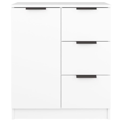 Komody, 2 szt., białe, 60x30x70 cm, materiał drewnopochodny Komody, 2 szt., białe, 60x30x70 cm, materiał drewnopochodny