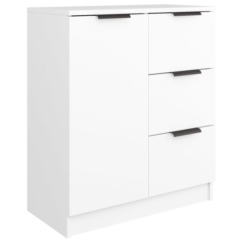 Komody, 2 szt., białe, 60x30x70 cm, materiał drewnopochodny Komody, 2 szt., białe, 60x30x70 cm, materiał drewnopochodny