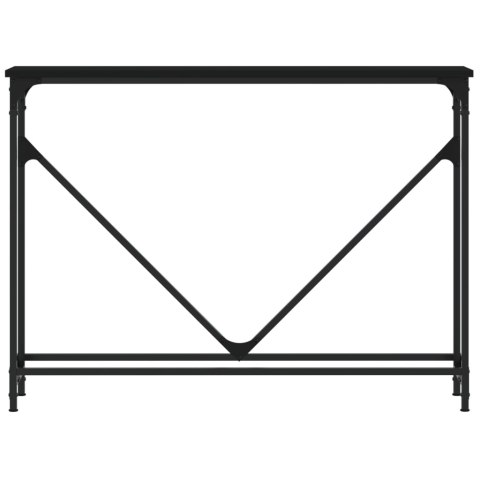 VidaXL Stolik konsolowy, czarny, 102x22,5x75 cm VidaXL Stolik konsolowy, czarny, 102x22,5x75 cm