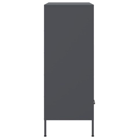 VidaXL Szafka, antracytowa, 68x39x101,5 cm, stal walcowana na zimno VidaXL Szafka, antracytowa, 68x39x101,5 cm, stal walcowana na zimno