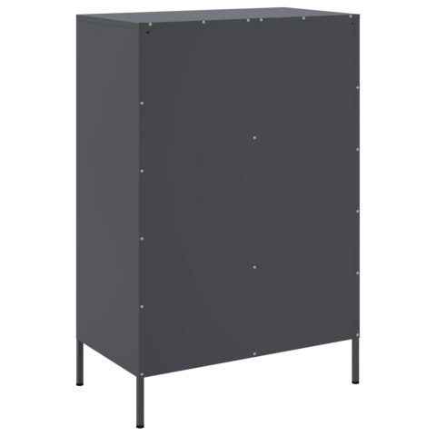 VidaXL Szafka, antracytowa, 68x39x101,5 cm, stal walcowana na zimno VidaXL Szafka, antracytowa, 68x39x101,5 cm, stal walcowana na zimno