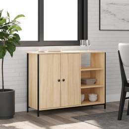 VidaXL Szafka, dąb sonoma, 100x33x75 cm, materiał drewnopochodny