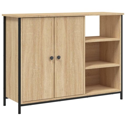 VidaXL Szafka, dąb sonoma, 100x33x75 cm, materiał drewnopochodny VidaXL Szafka, dąb sonoma, 100x33x75 cm, materiał drewnopochodny
