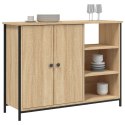 VidaXL Szafka, dąb sonoma, 100x33x75 cm, materiał drewnopochodny