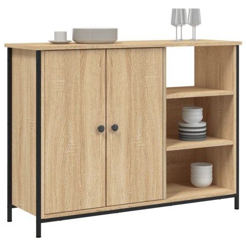 VidaXL Szafka, dąb sonoma, 100x33x75 cm, materiał drewnopochodny VidaXL Szafka, dąb sonoma, 100x33x75 cm, materiał drewnopochodny