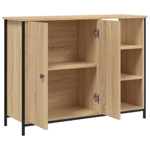 VidaXL Szafka, dąb sonoma, 100x33x75 cm, materiał drewnopochodny VidaXL Szafka, dąb sonoma, 100x33x75 cm, materiał drewnopochodny