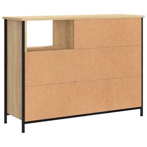 VidaXL Szafka, dąb sonoma, 100x33x75 cm, materiał drewnopochodny VidaXL Szafka, dąb sonoma, 100x33x75 cm, materiał drewnopochodny