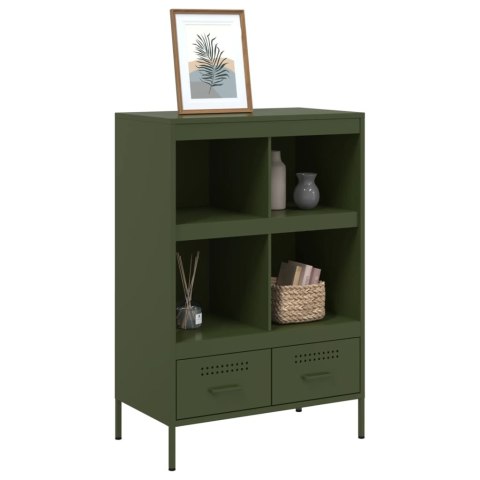 VidaXL Szafka, oliwkowa, 68x39x101,5 cm, stal walcowana na zimno VidaXL Szafka, oliwkowa, 68x39x101,5 cm, stal walcowana na zimno