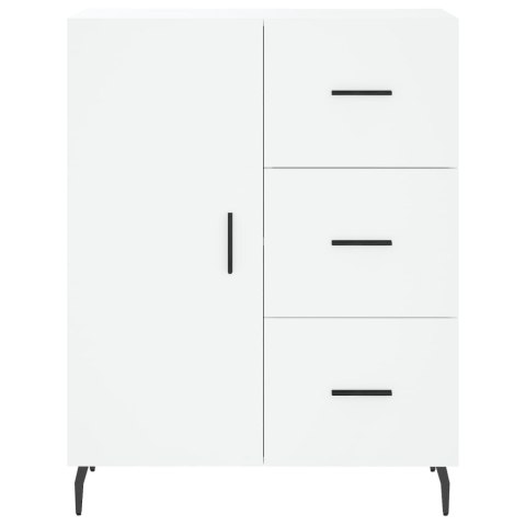 VidaXL Witrynka, biała, 69,5x34x180 cm, materiał drewnopochodny VidaXL Witrynka, biała, 69,5x34x180 cm, materiał drewnopochodny