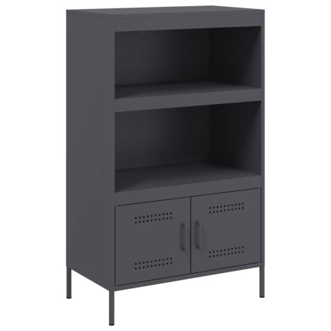 VidaXL Szafka, antracytowa, 68x39x113 cm, stal VidaXL Szafka, antracytowa, 68x39x113 cm, stal