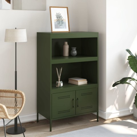 VidaXL Szafka, oliwkowa, 68x39x113 cm, stal VidaXL Szafka, oliwkowa, 68x39x113 cm, stal