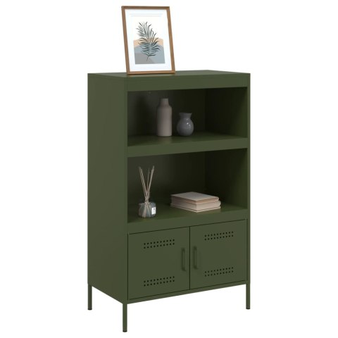 VidaXL Szafka, oliwkowa, 68x39x113 cm, stal VidaXL Szafka, oliwkowa, 68x39x113 cm, stal