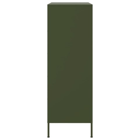 VidaXL Szafka, oliwkowa, 68x39x113 cm, stal VidaXL Szafka, oliwkowa, 68x39x113 cm, stal