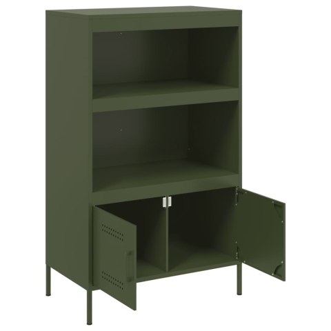 VidaXL Szafka, oliwkowa, 68x39x113 cm, stal VidaXL Szafka, oliwkowa, 68x39x113 cm, stal