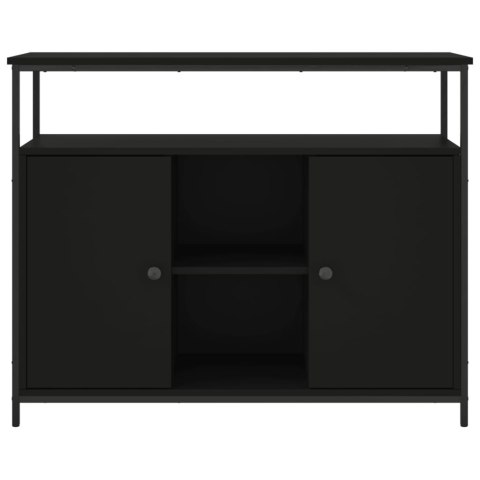Szafka, czarna, 100x35x80 cm, materiał drewnopochodny Szafka, czarna, 100x35x80 cm, materiał drewnopochodny
