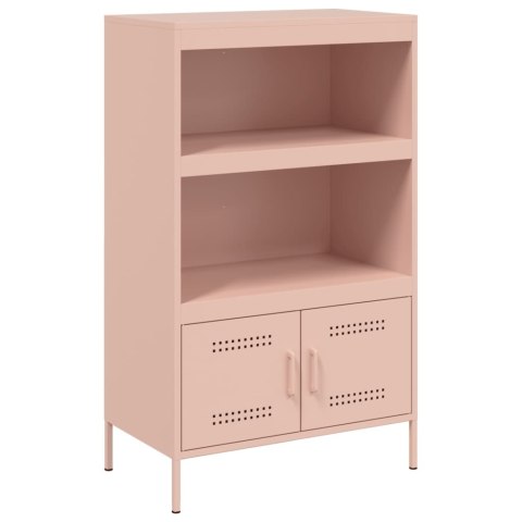 VidaXL Szafka, różowa, 68x39x113 cm, stal VidaXL Szafka, różowa, 68x39x113 cm, stal