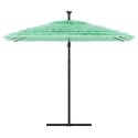 VidaXL Parasol ogrodowy na stalowym słupku, zielony, 269x269x235 cm