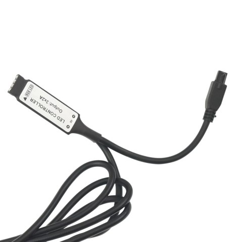 VidaXL Szafka nocna z LED, wysoki połysk, czarna, 45x35x67 cm VidaXL Szafka nocna z LED, wysoki połysk, czarna, 45x35x67 cm