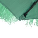 VidaXL Parasol ogrodowy na stalowym słupku, zielony, 288x288x225 cm