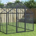  Woliera, antracytowa, 1,79x6x1,85 m, aluminium