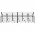  Woliera, antracytowa, 1,79x6x1,85 m, aluminium