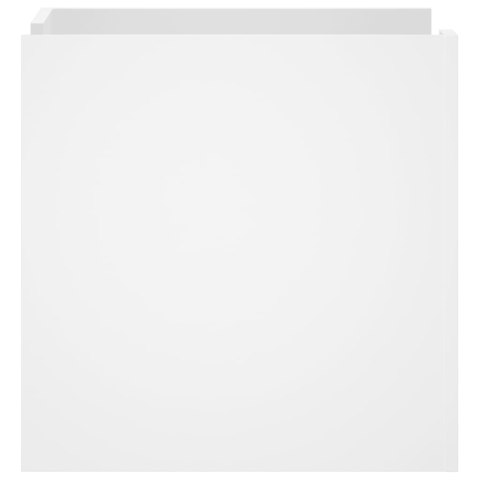 VidaXL Szafka nocna, biała, 45x50x50 cm, materiał drewnopochodny VidaXL Szafka nocna, biała, 45x50x50 cm, materiał drewnopochodny