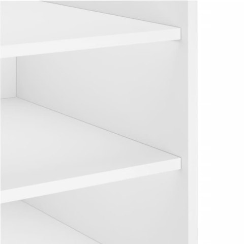 VidaXL Szafka nocna, biała, 45x50x50 cm, materiał drewnopochodny VidaXL Szafka nocna, biała, 45x50x50 cm, materiał drewnopochodny