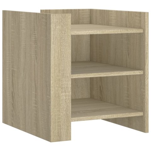 VidaXL Szafka nocna, dąb sonoma, 45x50x50 cm, materiał drewnopochodny VidaXL Szafka nocna, dąb sonoma, 45x50x50 cm, materiał drewnopochodny
