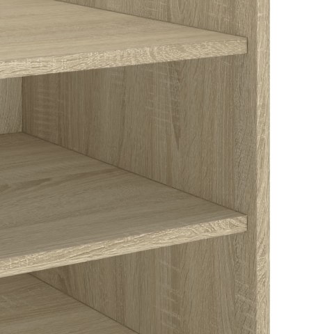 VidaXL Szafka nocna, dąb sonoma, 45x50x50 cm, materiał drewnopochodny VidaXL Szafka nocna, dąb sonoma, 45x50x50 cm, materiał drewnopochodny