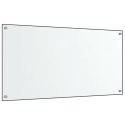 VidaXL Panele ochronne do kuchni, przezroczyste 2 szt. 80x60 cm, szkło