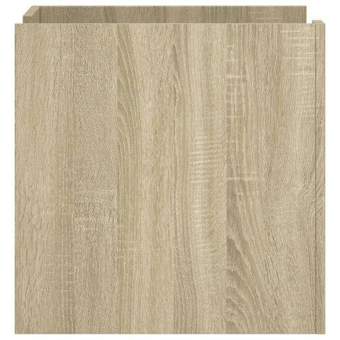 VidaXL Szafka nocna, dąb sonoma, 45x50x50 cm, materiał drewnopochodny VidaXL Szafka nocna, dąb sonoma, 45x50x50 cm, materiał drewnopochodny