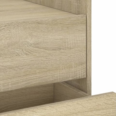 VidaXL Szafka nocna, dąb sonoma, 45x50x50 cm, materiał drewnopochodny VidaXL Szafka nocna, dąb sonoma, 45x50x50 cm, materiał drewnopochodny