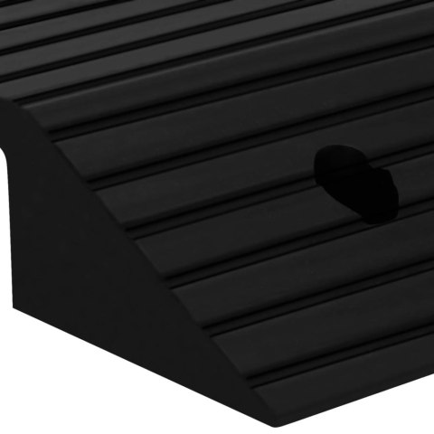 VidaXL Progowe mostki przejazdowe, 2 szt., 80x40x8 cm, gumowe VidaXL Progowe mostki przejazdowe, 2 szt., 80x40x8 cm, gumowe