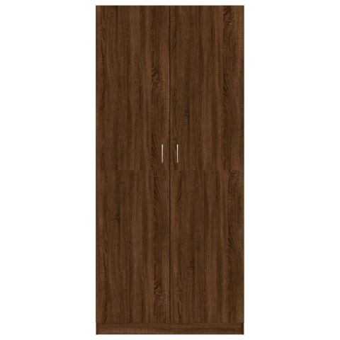 VidaXL Szafa, brązowy dąb, 90x52x200 cm, materiał drewnopochodny VidaXL Szafa, brązowy dąb, 90x52x200 cm, materiał drewnopochodny