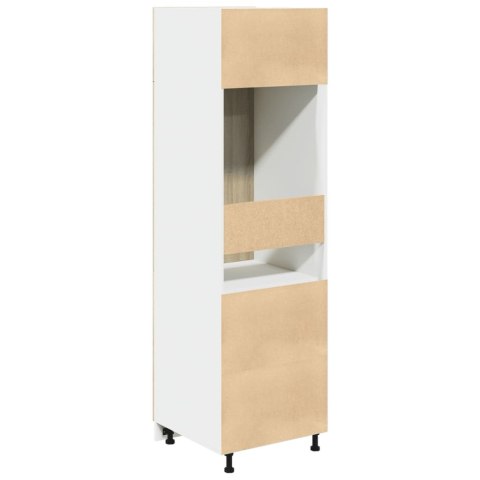 VidaXL Szafka na lodówkę, kolor dąb sonoma 60x57x207 cm, płyta wiórowa VidaXL Szafka na lodówkę, kolor dąb sonoma 60x57x207 cm, płyta wiórowa