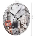 VidaXL Zegar ścienny w stylu vintage Marilyn Monroe, 30 cm