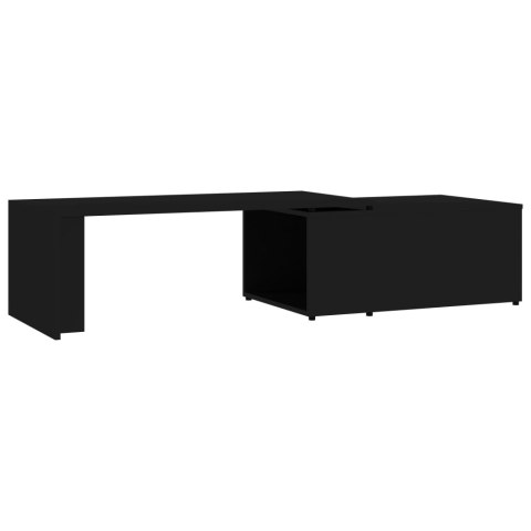 VidaXL Stolik kawowy, czarny, 150x50x35 cm, materiał drewnopochodny VidaXL Stolik kawowy, czarny, 150x50x35 cm, materiał drewnopochodny