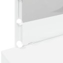 VidaXL Toaletka z oświetleniem LED, biała, 100x40x120 cm